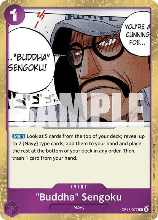"Buddha" Sengoku (OP16-077) Foil