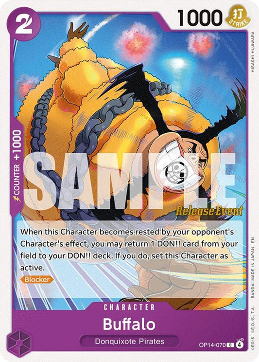 Buffalo (OP14-070) Release Event Cards