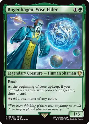 Bugenhagen, Wise Elder (066) - Commander: FINAL FANTASY