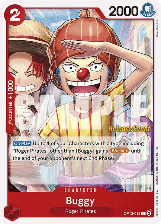 Buggy (OP12-012) Release Event Cards