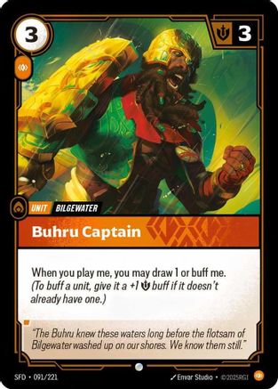 Buhru Captain (091) Foil - Spiritforged