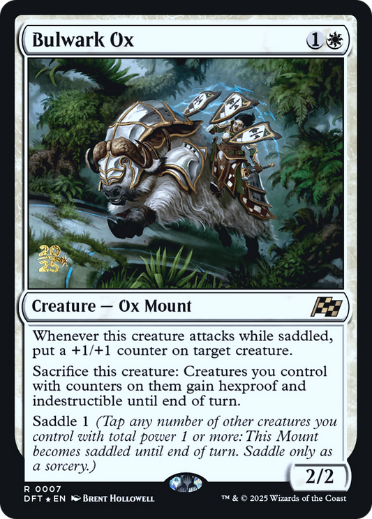 Bulwark Ox (Prerelease) (007) Foil - Aetherdrift
