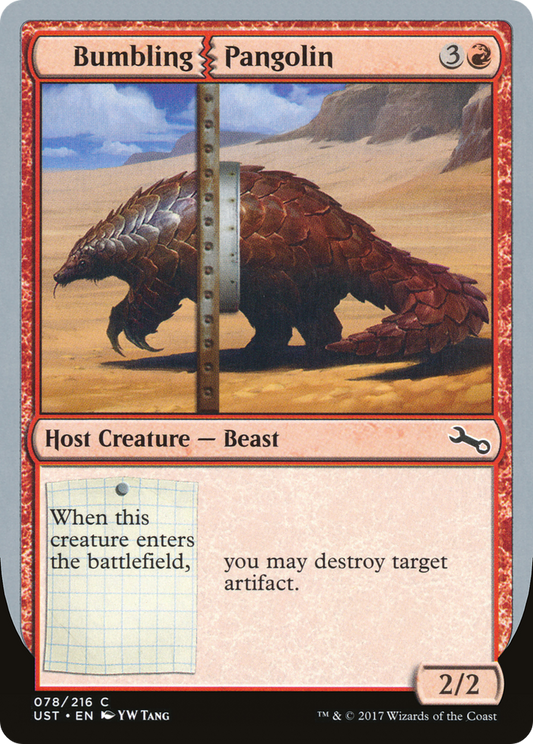 Bumbling Pangolin (078) - Unstable Foil