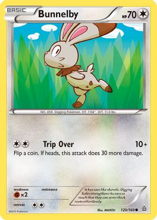 Bunnelby (120) Reverse Holofoil - Primal Clash