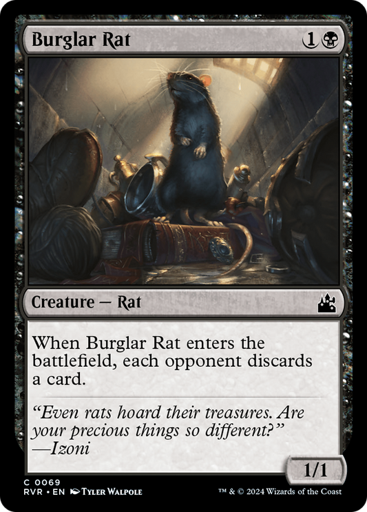 Burglar Rat (069) - Ravnica Remastered