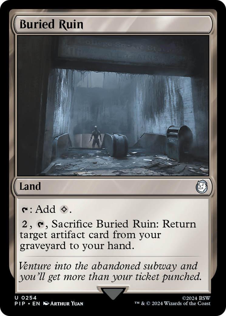 Buried Ruin (254) Foil - Fallout