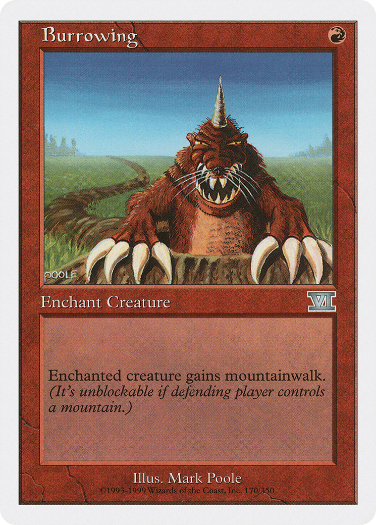 Burrowing (170) - Classic Sixth Edition