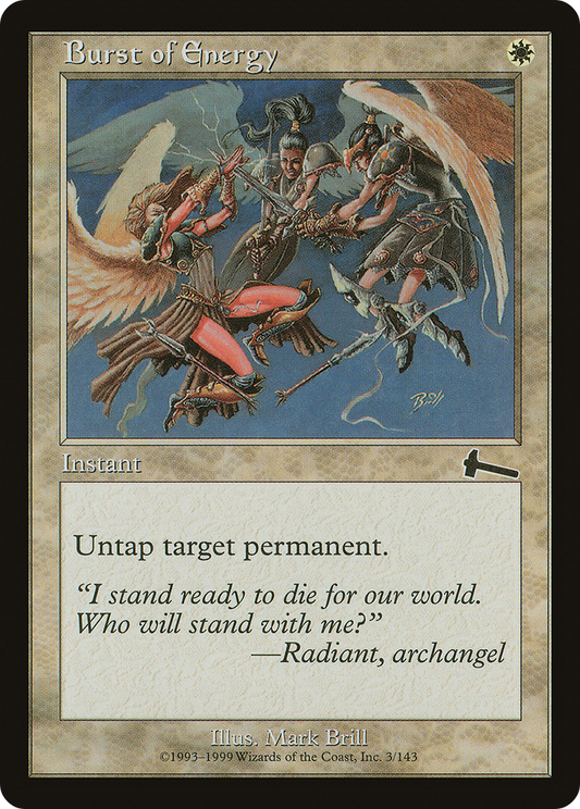 Burst of Energy (003) - Urza's Legacy