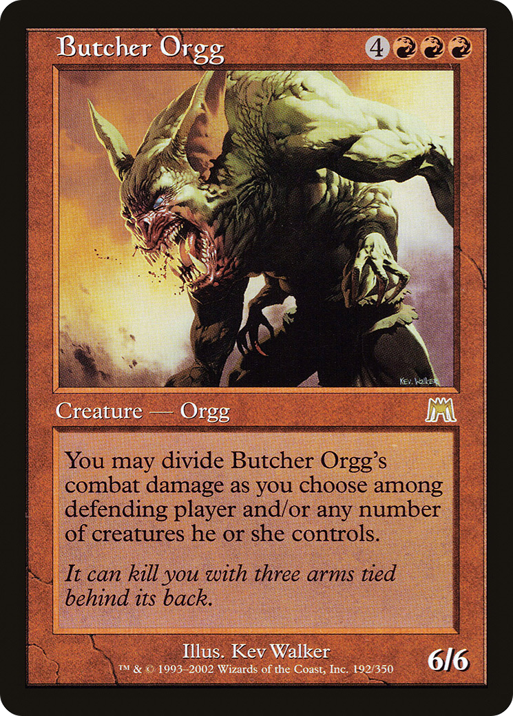 Butcher Orgg (192) Foil - Onslaught
