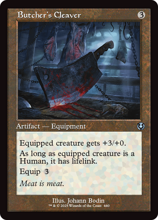 Butcher's Cleaver (Retro) (440) Foil - Innistrad Remastered