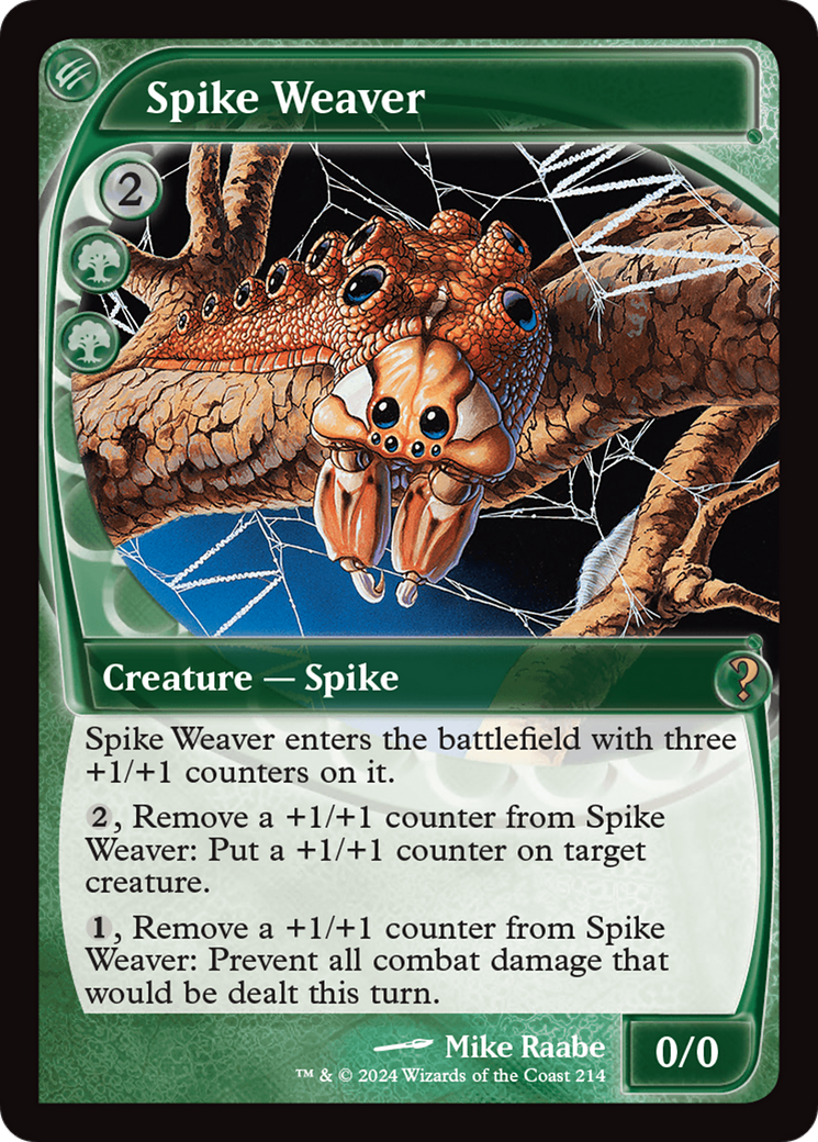 Spike Weaver (Future Sight) [Mystery Booster 2] | Silver Goblin