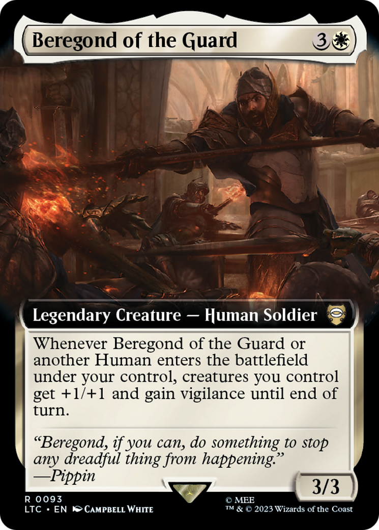 Beregond of the Guard (Extended Art) [The Lord of the Rings: Tales of Middle-Earth Commander] | Silver Goblin