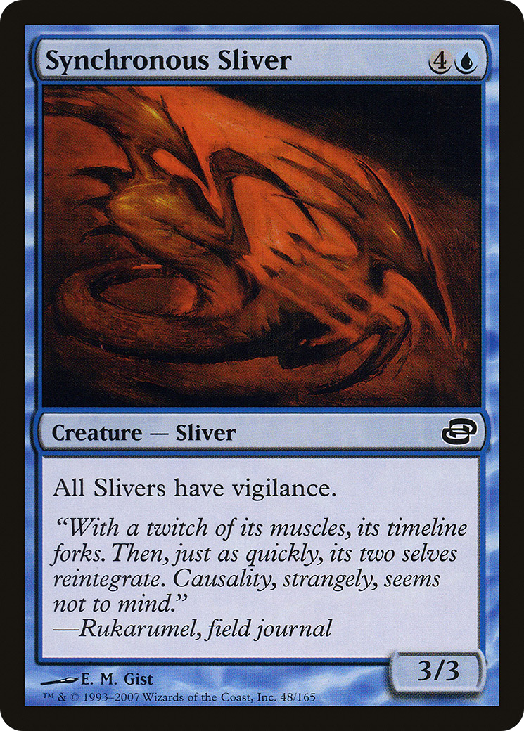 Synchronous Sliver [Planar Chaos] Foil
