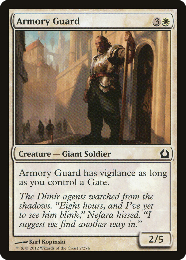 Armory Guard [Return to Ravnica] | Silver Goblin