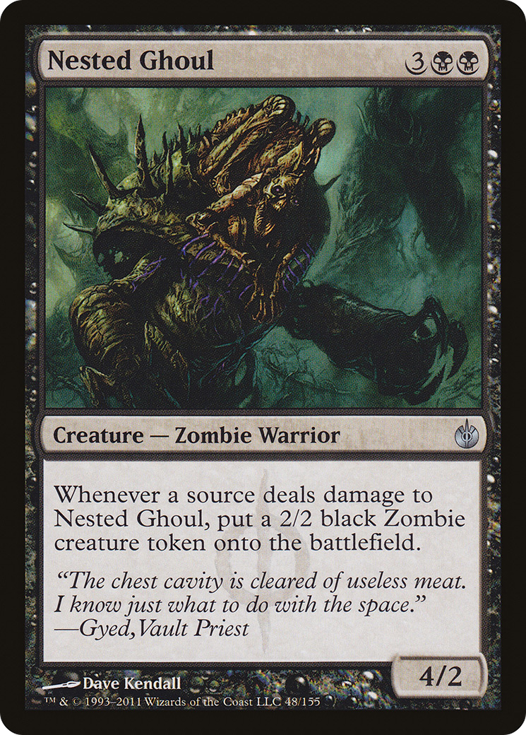Nested Ghoul [Mirrodin Besieged] Foil