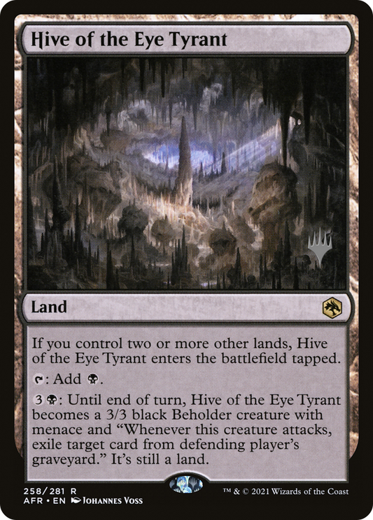 Hive of the Eye Tyrant (Promo Pack) [Dungeons & Dragons: Adventures in the Forgotten Realms Promos] Foil