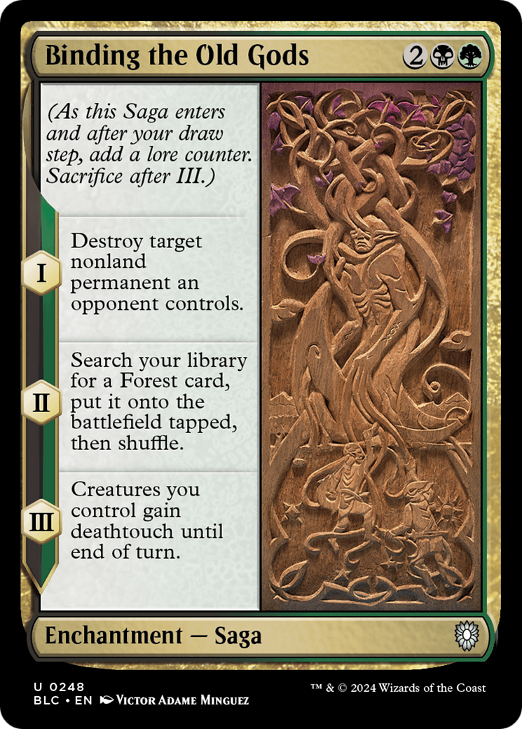 Binding the Old Gods [Bloomburrow Commander] | Silver Goblin