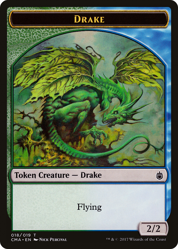 Drake Token [Commander Anthology Tokens] | Silver Goblin