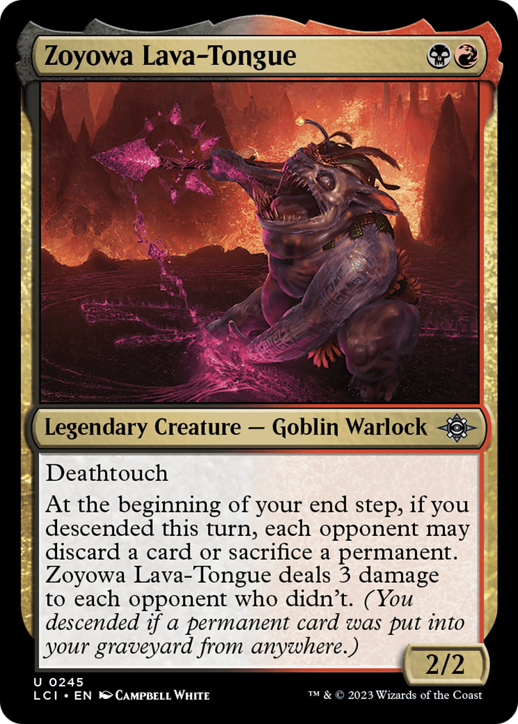 Zoyowa Lava-Tongue [The Lost Caverns of Ixalan] Foil