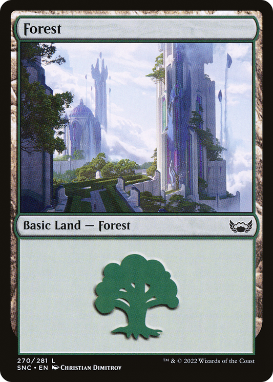 Forest (270) [Streets of New Capenna] Foil