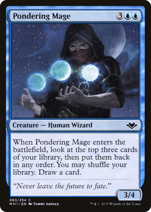 Pondering Mage [Modern Horizons] Foil
