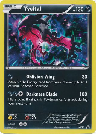 Yveltal (XY06) (Jumbo Card) [XY: Black Star Promos] | Silver Goblin