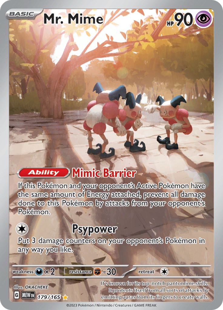 Mr. Mime (179/165) [Scarlet & Violet: 151] | Silver Goblin