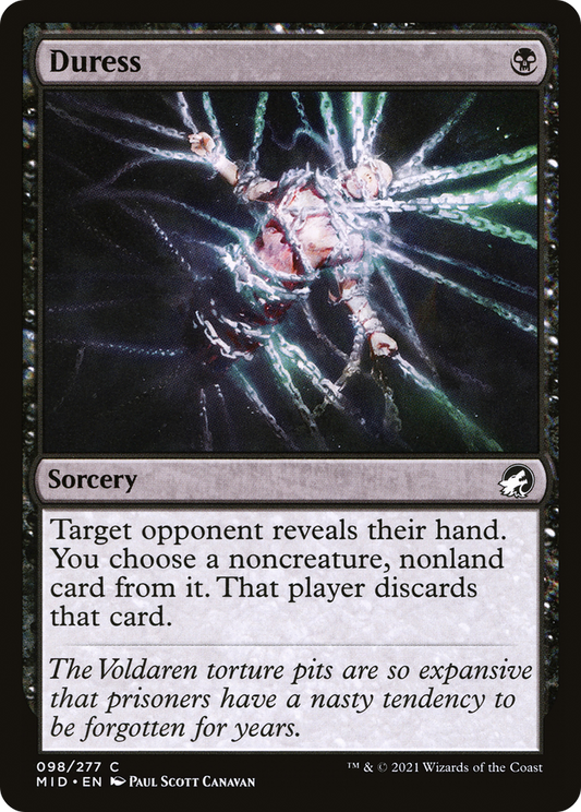 Duress [Innistrad: Midnight Hunt] Foil