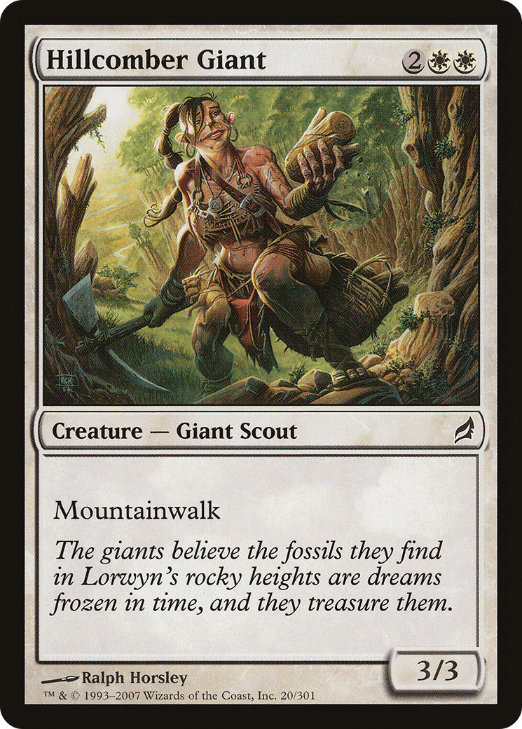 Hillcomber Giant [Lorwyn] Foil