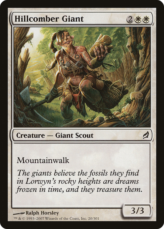 Hillcomber Giant [Lorwyn] Foil