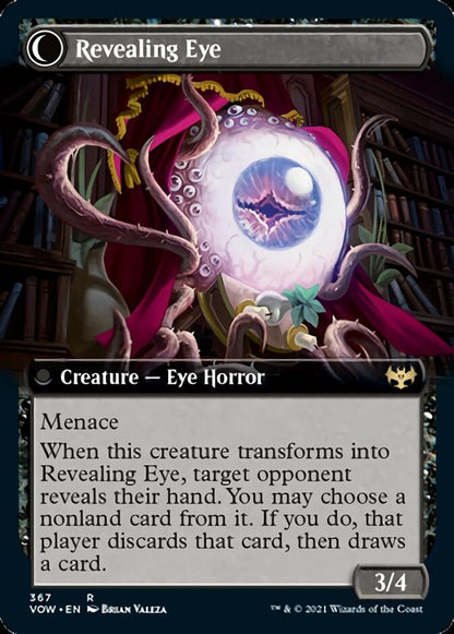 Concealing Curtains // Revealing Eye (Extended Art) [Innistrad: Crimson Vow] Foil