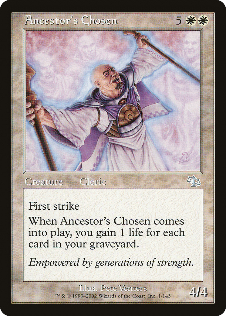 Ancestor's Chosen [Judgment] Foil