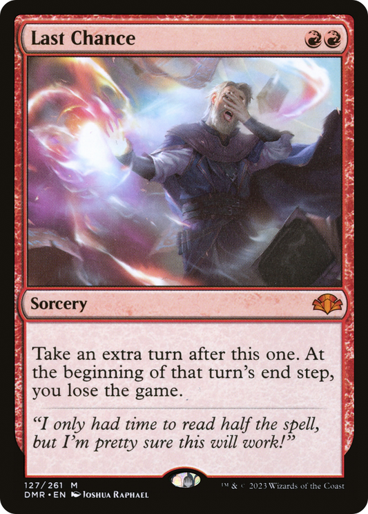 Last Chance [Dominaria Remastered] Foil