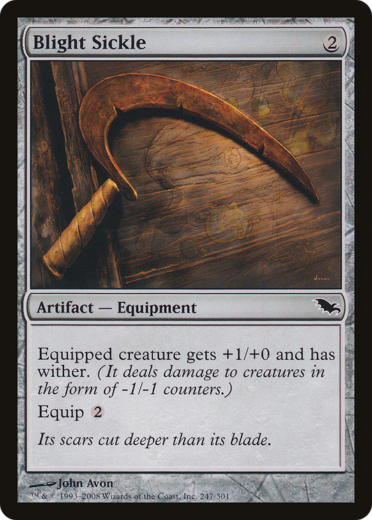 Blight Sickle [Shadowmoor] Foil