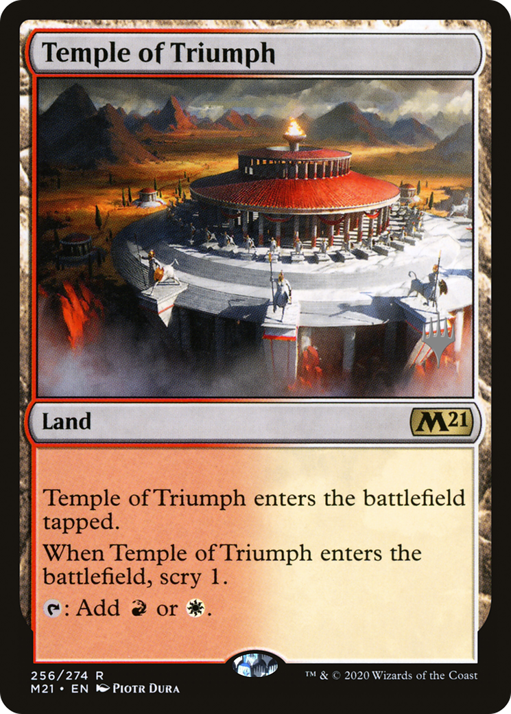 Temple of Triumph (Promo Pack) [Core Set 2021 Promos] Foil