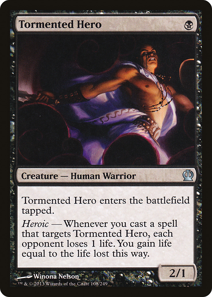 Tormented Hero [Theros] Foil