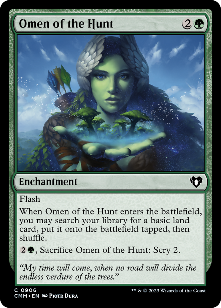 Omen of the Hunt [Commander Masters] | Silver Goblin
