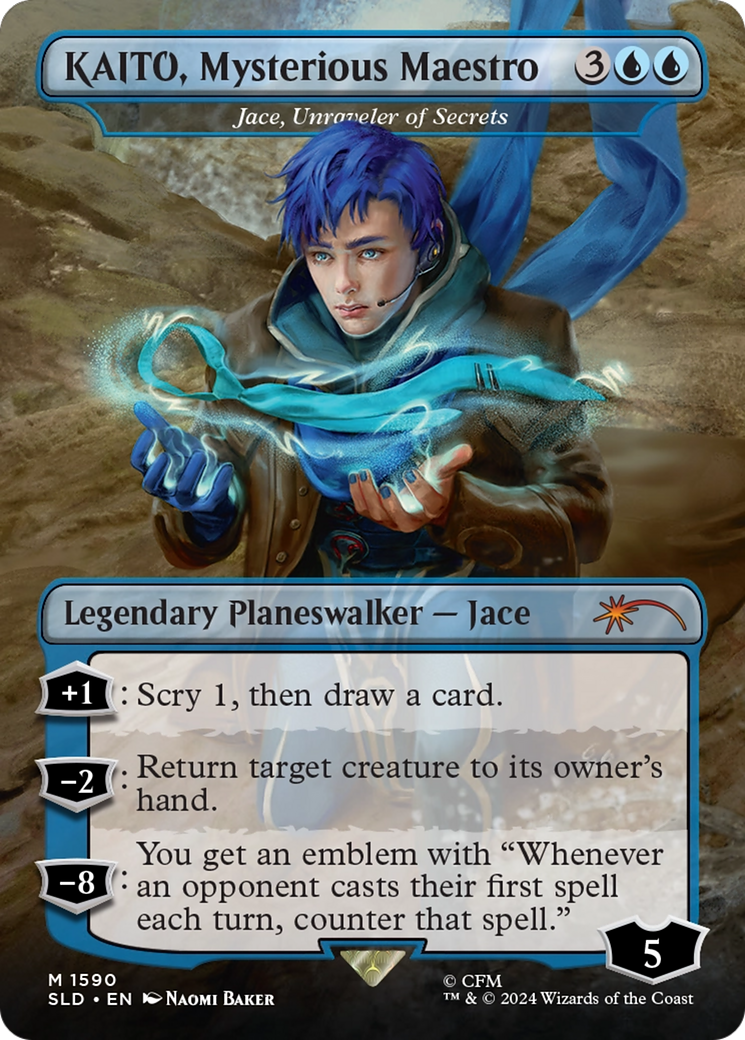 KAITO, Mysterious Maestro - Jace, Unraveler of Secrets [Secret Lair Drop Series] | Silver Goblin