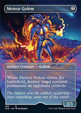 Meteor Golem (Borderless) [Secret Lair Drop Series] | Silver Goblin