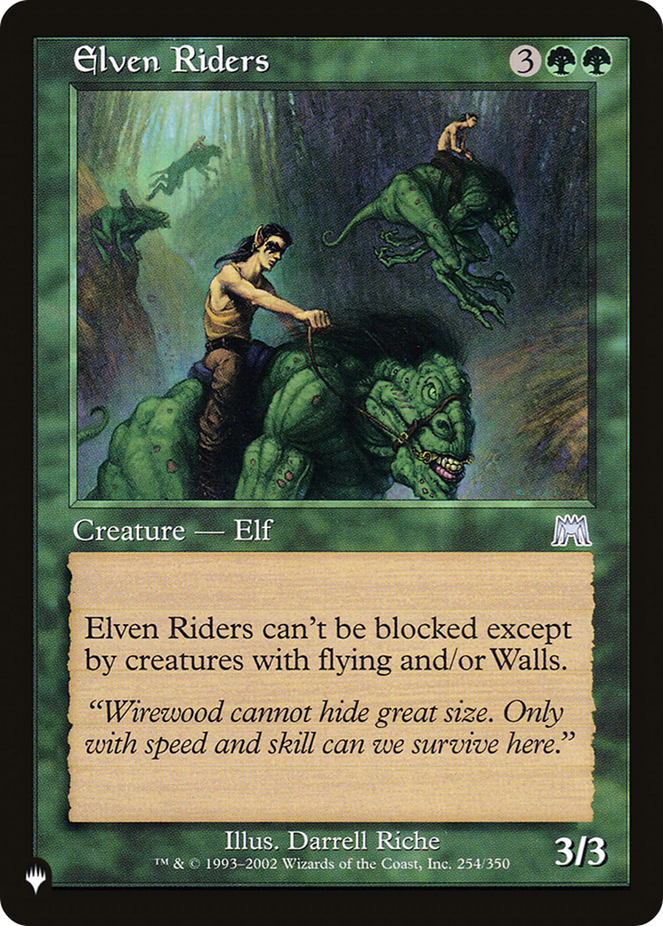 Elven Riders [The List Reprints] | Silver Goblin