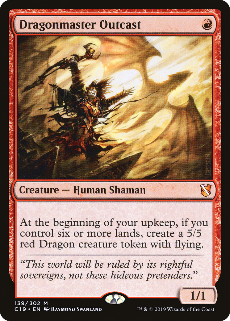 Dragonmaster Outcast [Commander 2019] | Silver Goblin