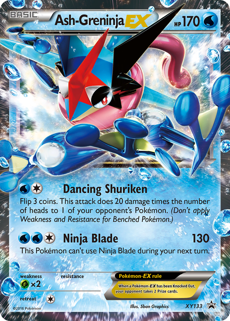 Ash-Greninja EX (XY133) [XY: Black Star Promos] | Silver Goblin