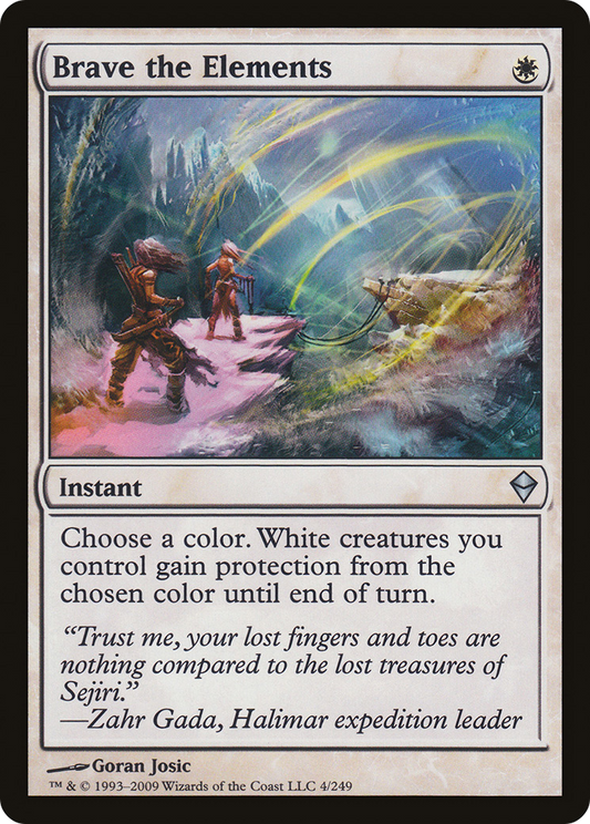 Brave the Elements [Zendikar] Foil