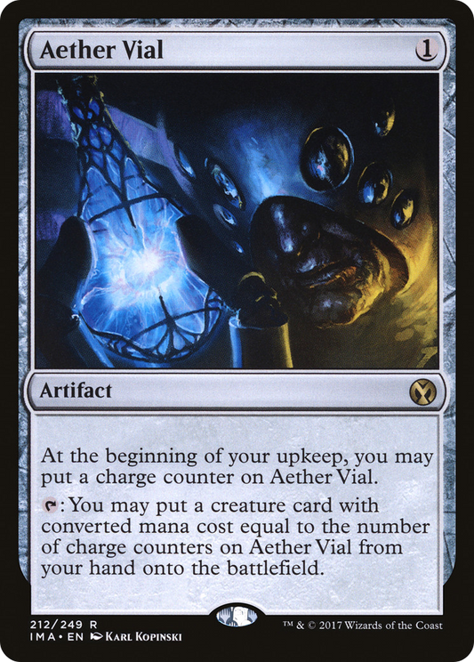 Aether Vial [Iconic Masters] Foil