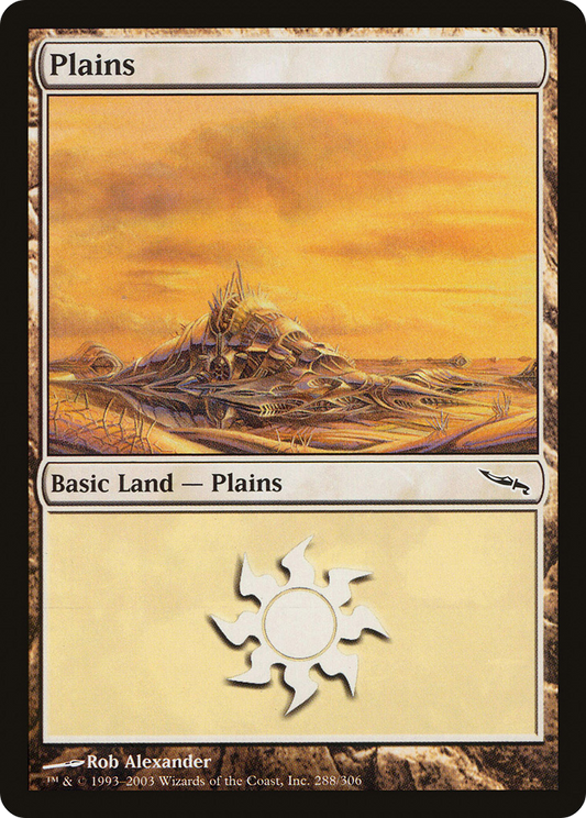 Plains (288) [Mirrodin] Foil