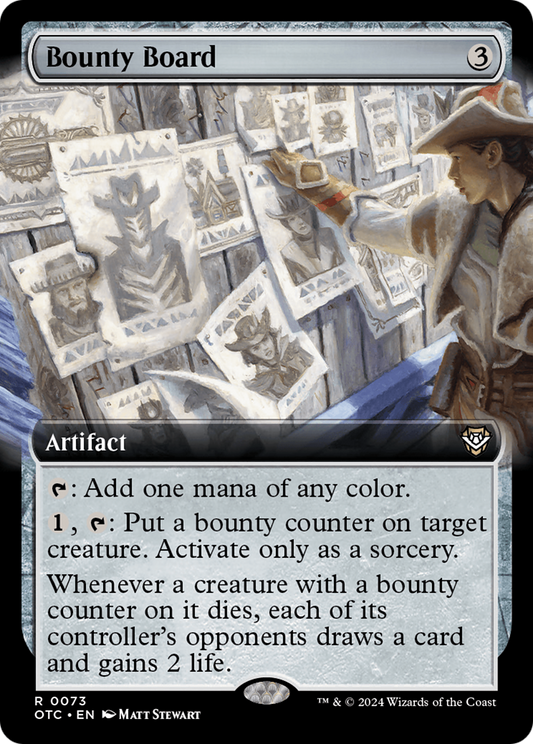 Bounty Board (Extended Art) [Outlaws of Thunder Junction Commander] Foil