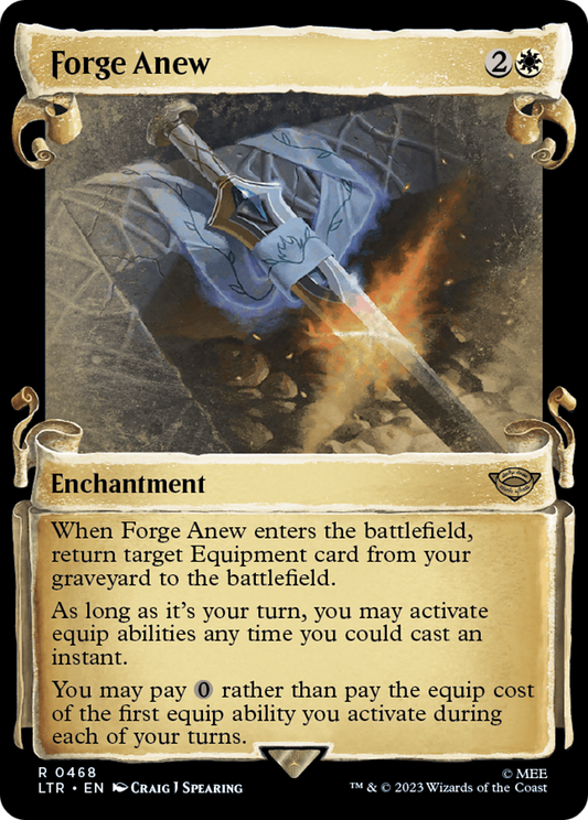 Forge Anew [The Lord of the Rings: Tales of Middle-Earth Showcase Scrolls] Foil