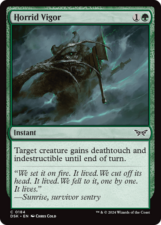 Horrid Vigor [Duskmourn: House of Horror] Foil