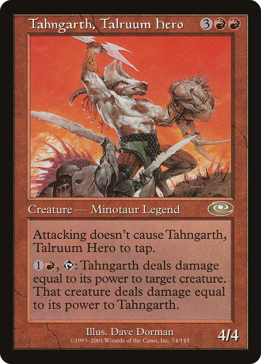 Tahngarth, Talruum Hero (Dave Dorman) [Planeshift]