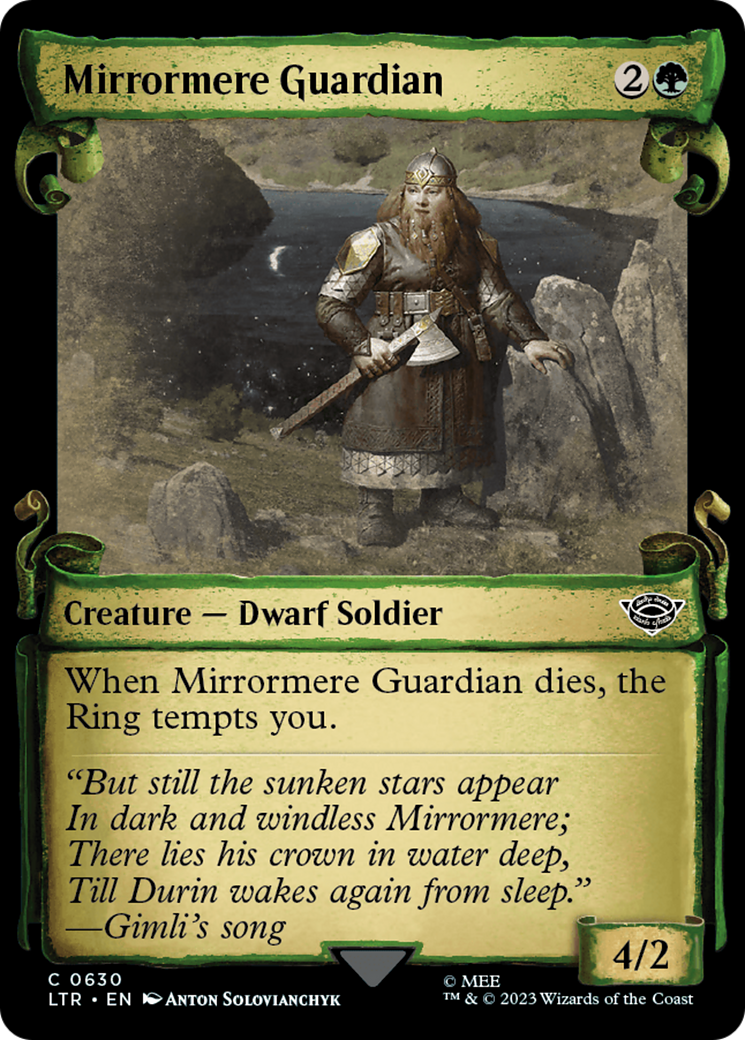 Mirrormere Guardian [The Lord of the Rings: Tales of Middle-Earth Showcase Scrolls] Foil